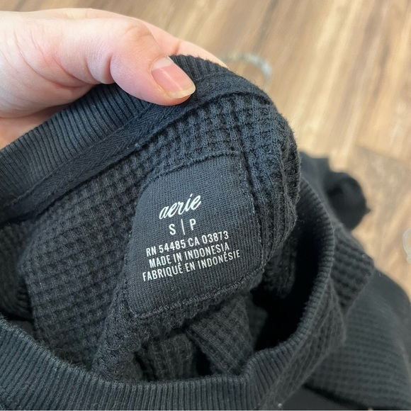Aerie The Sweat Waffle Crewneck Sweatshirt - Picture 8 of 9